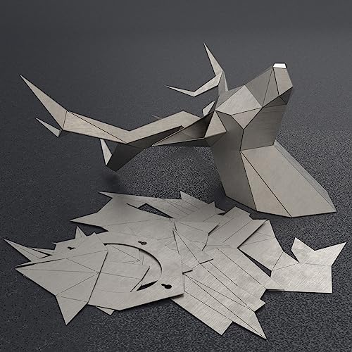 Deer Head Welding kit For Beginners Practice, 201 stainless steel Welding Coupons, Welding Training Metal Suitable For TIG, MIG, Gas, Arc, Stick, DIY Welding Practice Kit£¨15 pcs£©