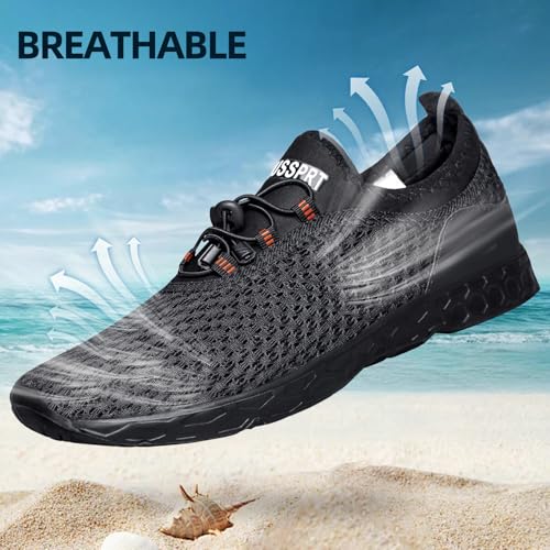 Men's Quick Dry Water Shoes | Breathable Aqua Sandals for Beach & Pool
