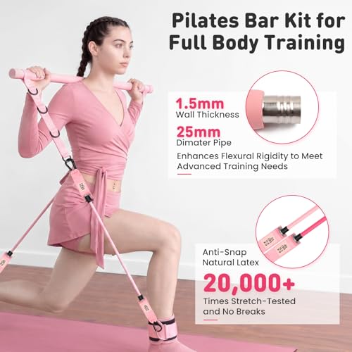 Complete Pilates Kit for Home Workouts - 29 Pieces with Video Guide