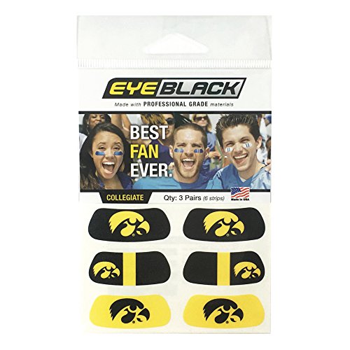 Clemson University Tigers Under Eye Fan Stickers - Iowa
