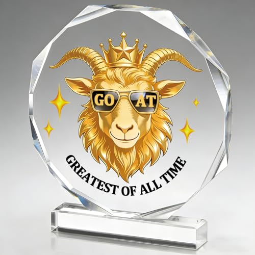 GOAT Trophy - Acrylic Championship Award for Sports & Academics
