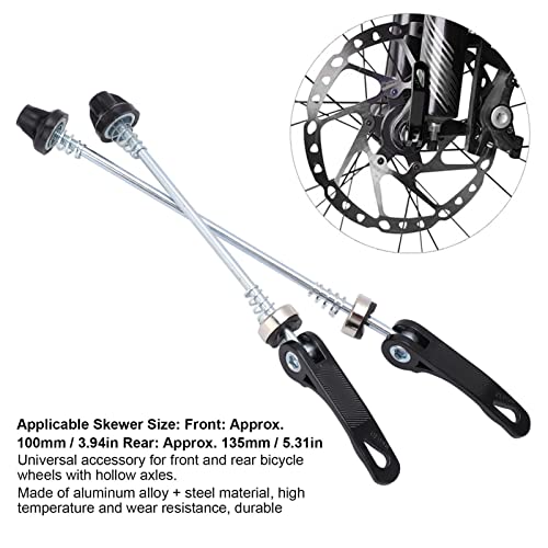 Bicycle Quick Release Skewers - 150mm Front & 190mm Rear