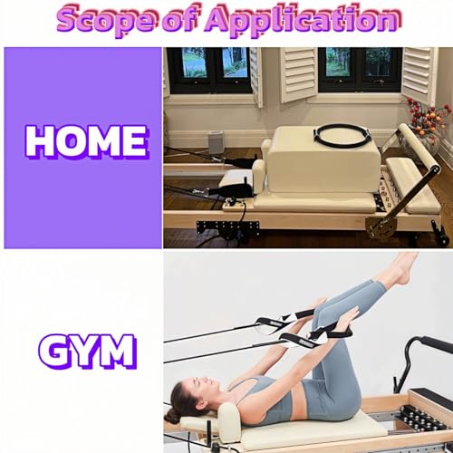 Replacement Pilates Reformer Straps - 2-Pack Durable Ropes