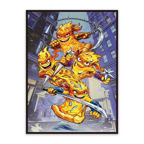 MTG Card Sleeves - Turtles Design, 100 Standard Size Pack B