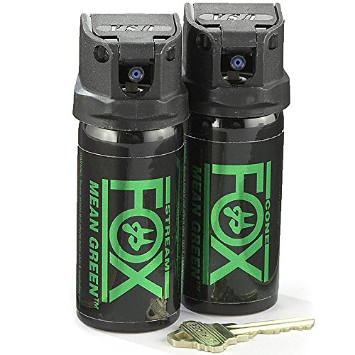 Fox Labs FX156 MGS Mean-Green 1.5 Ounce (42 Grams) 6% H2OC Stream Pepper Spray