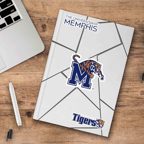 Memphis Tigers Team Decal 3-Pack - UV Resistant Vinyl Stickers