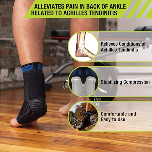 Pro-Tec Athletics Achilles Sleeve with Dual Gel Compression - Small