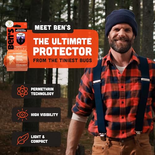 Ben's InvisiNet Xtra Head Net with Insect Shield Permethrin - Bug Repellent Mesh
