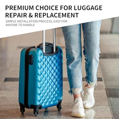 Replacement Luggage Wheels - 68mm x 24mm Clear Heavy Duty Caster