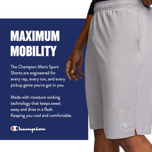 Men's Sport Shorts - Lightweight, Moisture-Wicking, 10" Inseam