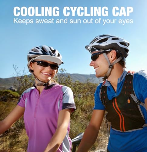 MELASA Breathable Cycling Cap - Lightweight Reversible Bike Helmet Liner