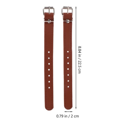Homoyoyo Bike Basket Straps: Adjustable Bike Leather Straps - Front Bicycle Basket Straps for Adult Bike Bicycle