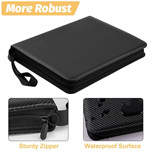 9 Pocket Trading Card Binder for 720 Cards - Waterproof PU Cover