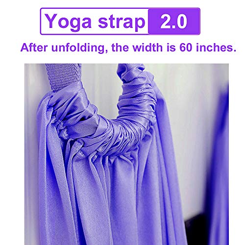 Leg Stretching Strap for Yoga & Fitness - Purple