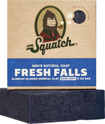 Natural Cold Process Bar Soap for Men - Fresh Falls Scent, 5 oz