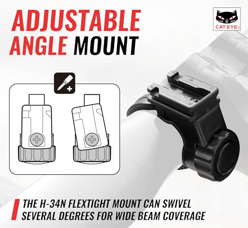FlexTight Bracket for Bicycle Headlights - Tool-less Installation
