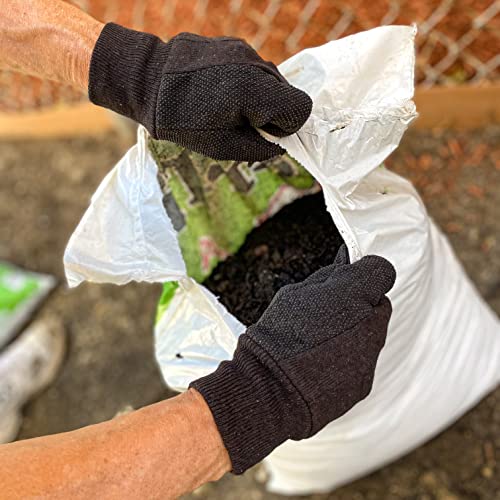 Cotton Blend Jersey Work Gloves with PVC Dots - X-Large