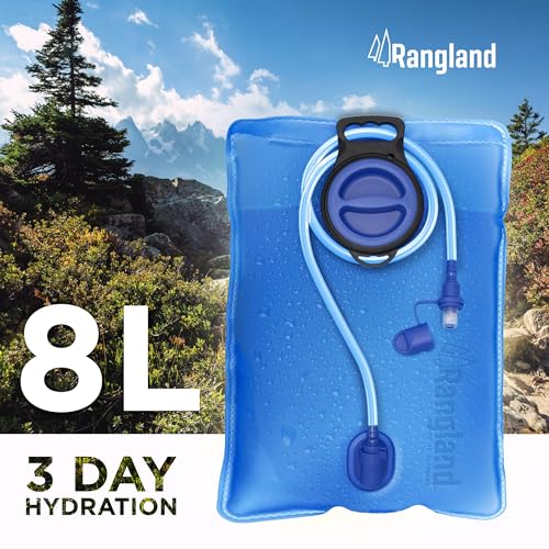8L Heavy Duty Water Bladder with Wide Mouth & Leak-Proof Tube for Hydration