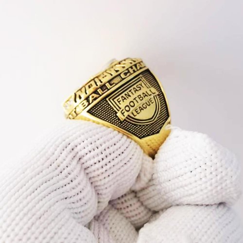 noblehead Fantasy Football Ring 2026 Heavy FFL Champion Trophy Ring Award Trophy for Fantasy Football League Winner (Size 9)