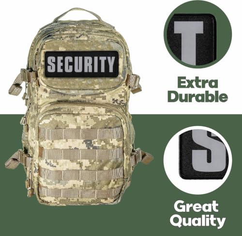 Laughing Lizards Medium Security Reflective IR Patch 8.5"x3" Night Vision Weather-Resistant Tactical