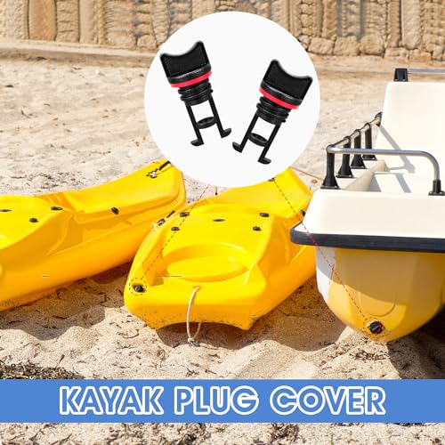 Ouligay 4pcs Kayak Plugs Drain Plug Kit Boat Scupper Lifetime