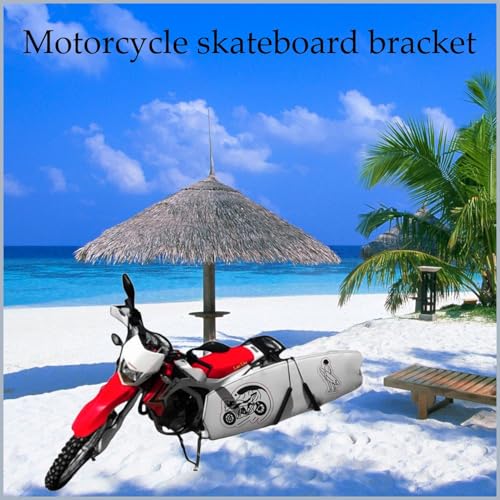 Aluminum Motorcycle Surfboard Rack - Quick-Install Cargo Holder