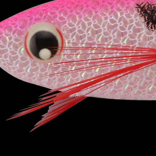 Yo-Zuri Squid Jig Ultra Bait - Luminous Pink, 3-1/8 Inch