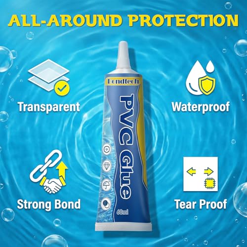 Inflatable Repair Kit - 60ml Patch Kit for Air Mattresses, Pools, Tents & More
