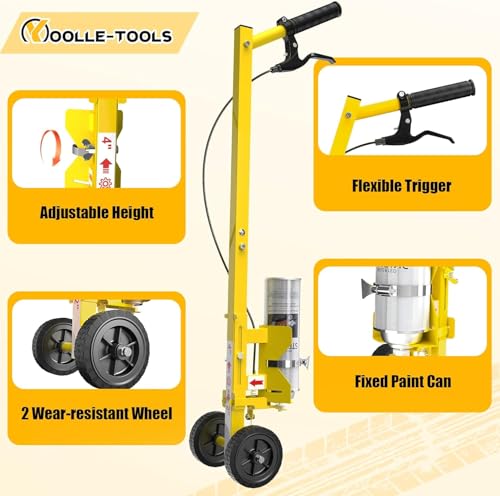 Striping Line Painting Wand - 34" Adjustable Width Spray Tool