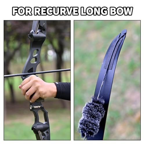 Hair Arrow Rest & Limb Silencers for Recurve Longbow - 2 Pcs