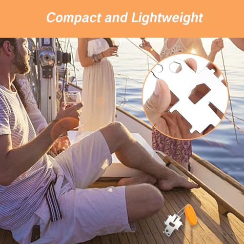 Boat Gas Cap Key Tool - Stainless Steel 4-in-1 Multi Tool