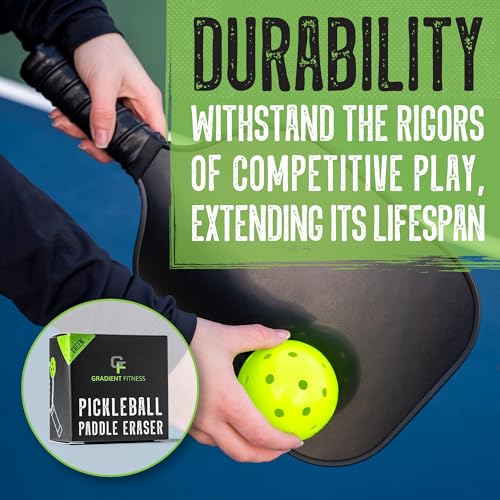 Pickleball Paddle Eraser - Green Natural Cleaner for Grip