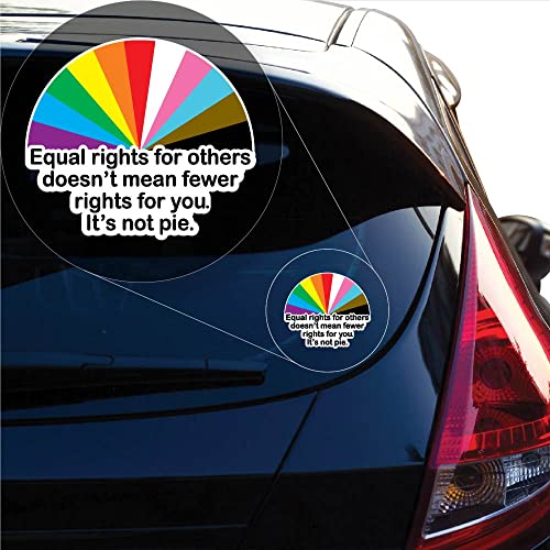 LGBTQ+ Equality Sticker - Vinyl Decal for Pride Month