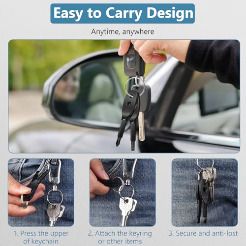 4-in-1 Pocket Screwdriver Keychain Multitool - Portable EDC Repair Gadget