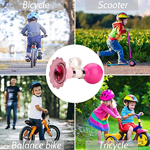 Kids Bike Horn - Loud Bell for Boys & Girls - Pink