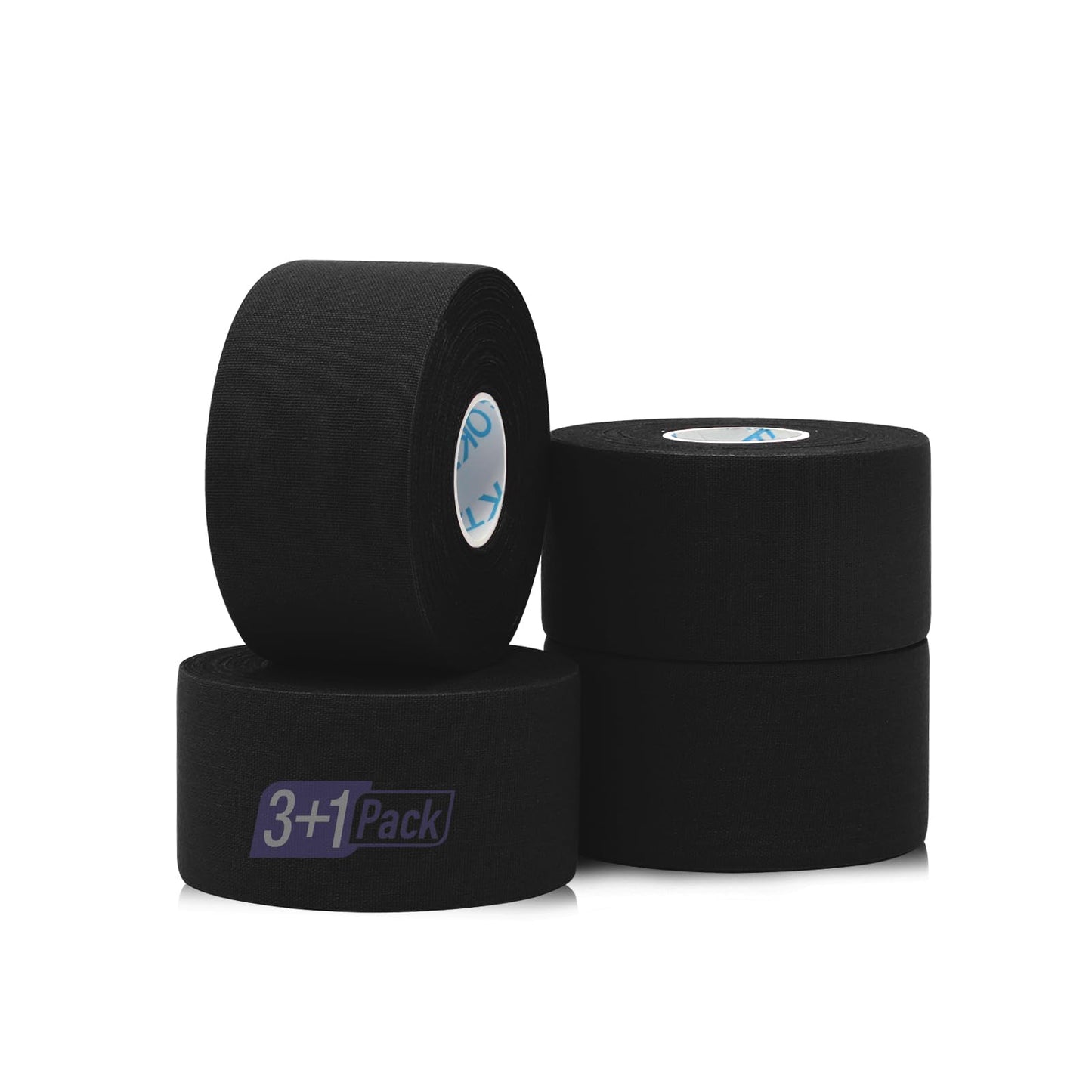 OK TAPE Athletic Sports Tape（4 Packs) - 45ft Per Roll Very Strong Tape for Athlete & Sport Trainers & First Aid Injury Wrap, Perfect for Fingers Ankles Wrist on Bat, Hockey Stick - Green