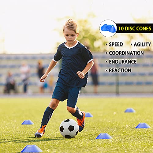 Speed Agility Training Set - Ladder, Cones, Jump Rope, Blue