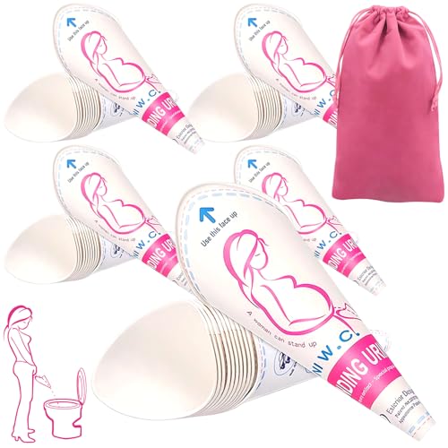 Disposable Female Urination Device - 30 Pack Pee Funnel for Women