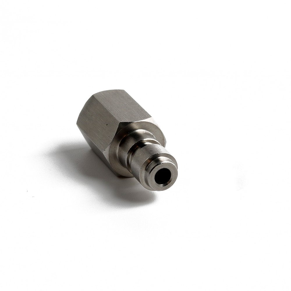 IORMAN Universal 8mm Quick-Disconnect Plug Adapter 1/8 NPT Female Thread Paintball Fittings with Sealing O-Ring