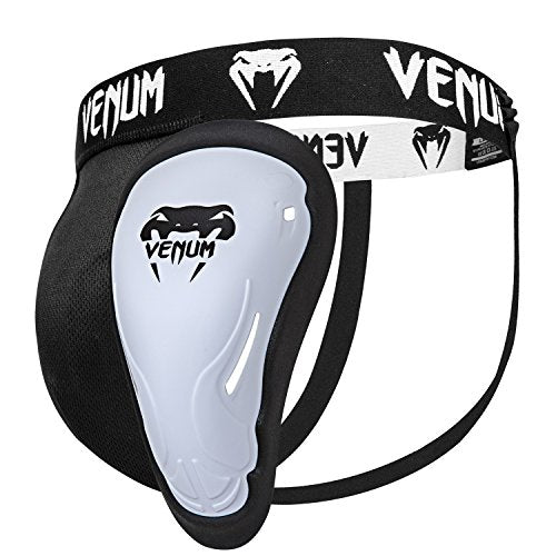 Venum Challenger Groin Guard & Support - Black, Large for Combat Sports