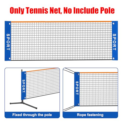 10 ft Portable Soccer Tennis Net | Multi-Functional Pickleball Net