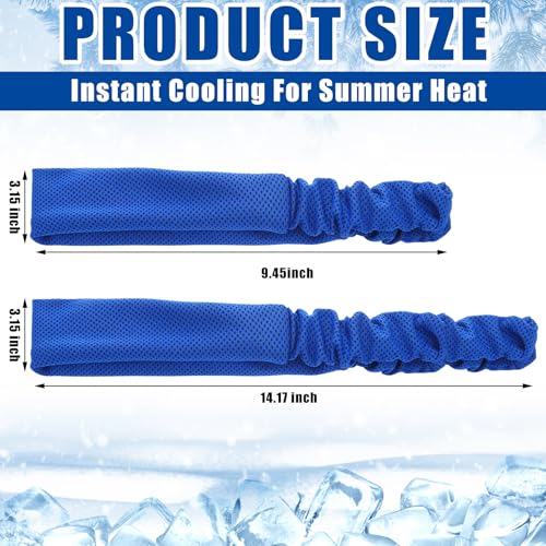5pcs Cooling Sweat Band Headbands for Men - Classic Color