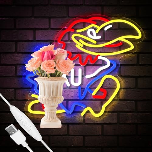 Dimmable University Basketball Team Neon Sign Light - 14.1x12.4in