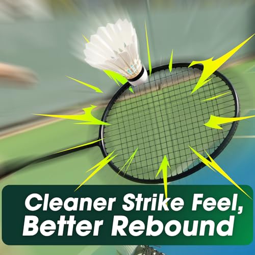 Goose Feather Badminton Shuttlecocks - 4-Pack with Cork Head