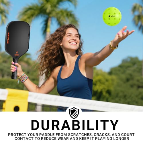 Pickleball Paddle Edge Guard Tape - 16mm Black Protection