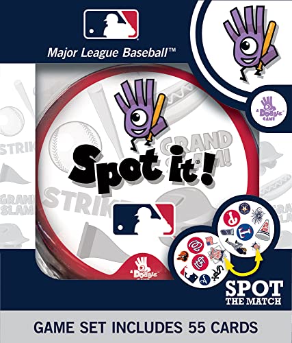 MLB Spot It Game - Officially Licensed Card Game for Kids & Adults