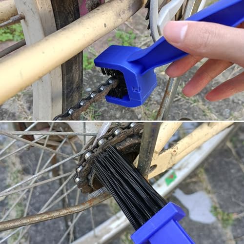 5-Piece Bicycle Chain Cleaning Tool Set - Easy Maintenance Brushes