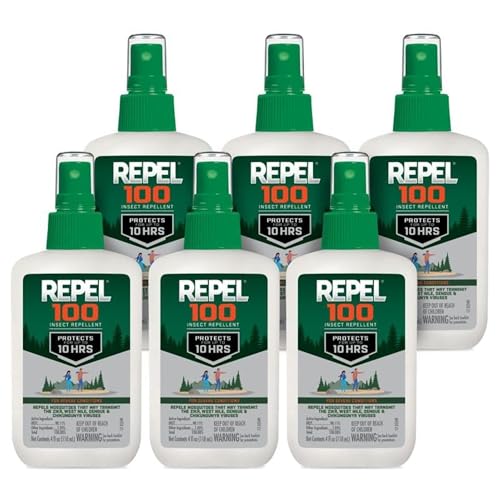 Repel 100 Insect Repellent 4 oz Pump (Pack of 6) with 98% DEET