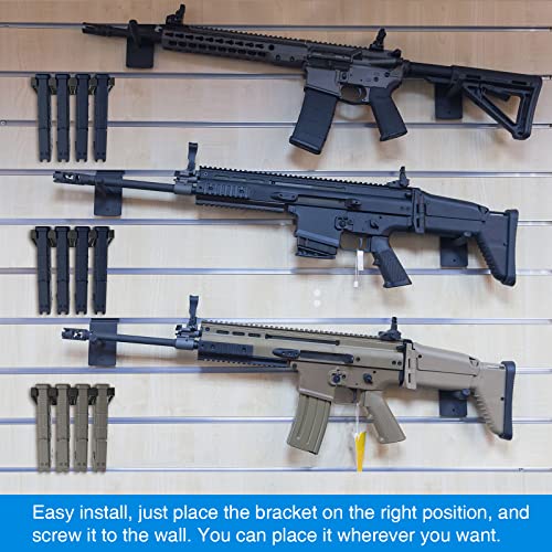 4-Slot PMAG Wall Mount Magazine Rack - Black - 1 Pack