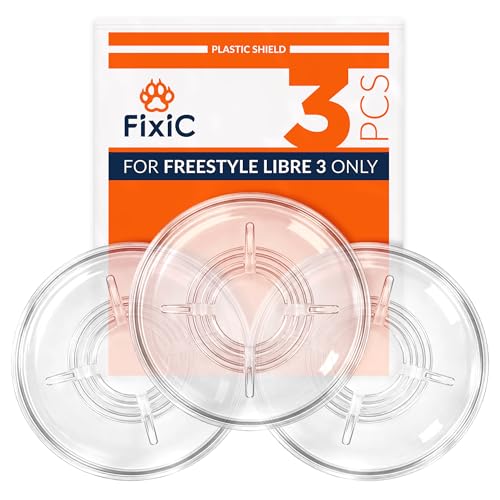 Hard Shield Protective Cover for CGM Sensor - 3 Pack - Libre 3 & 3+ Plus
